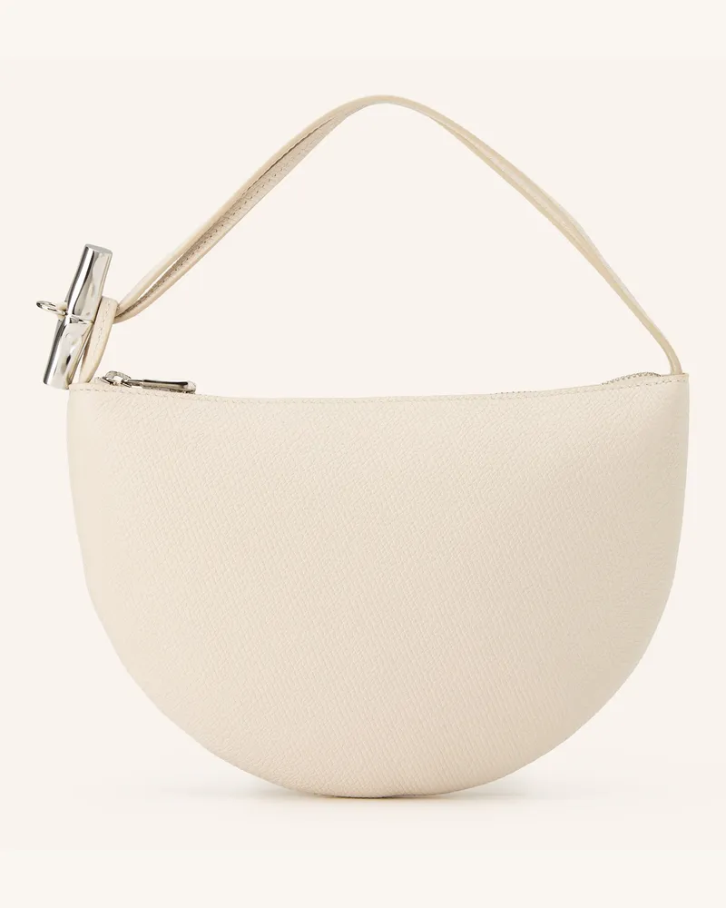 Longchamp Clutch Le Roseau weiss Creme