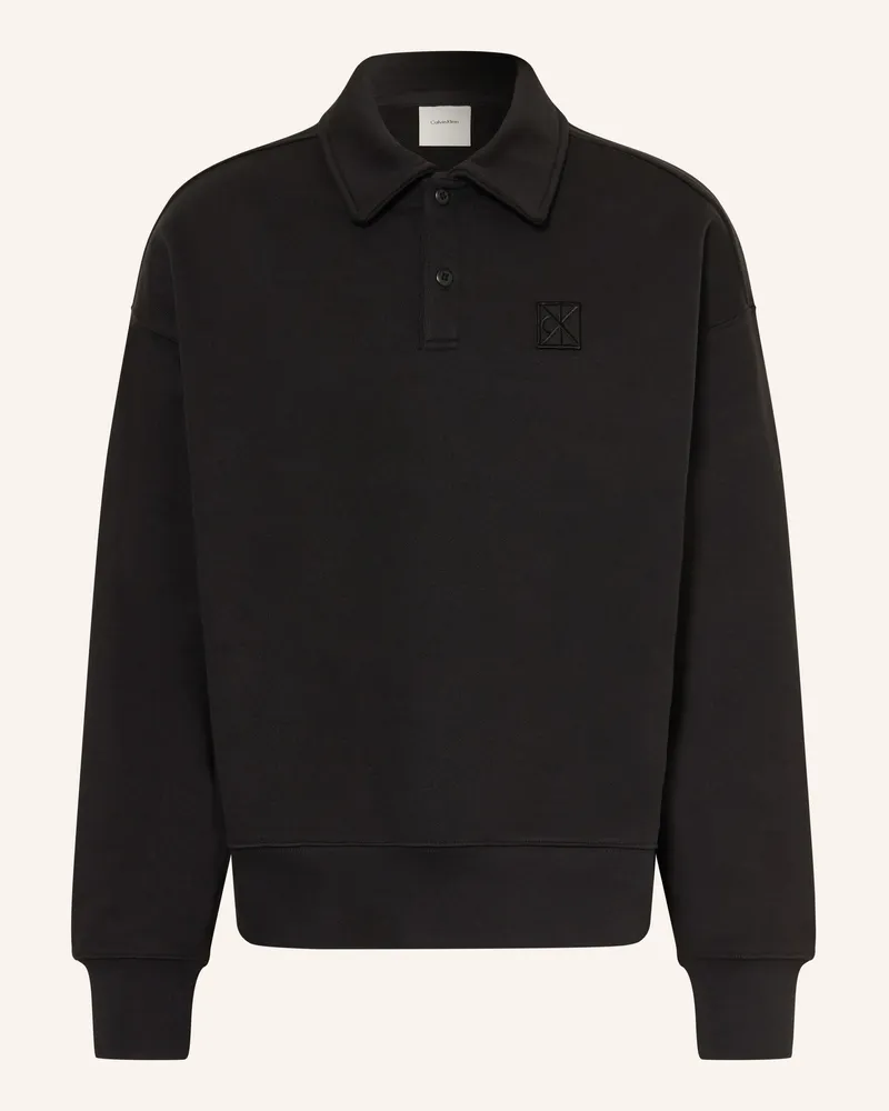 Calvin Klein Sweatshirt Terry schwarz Schwarz