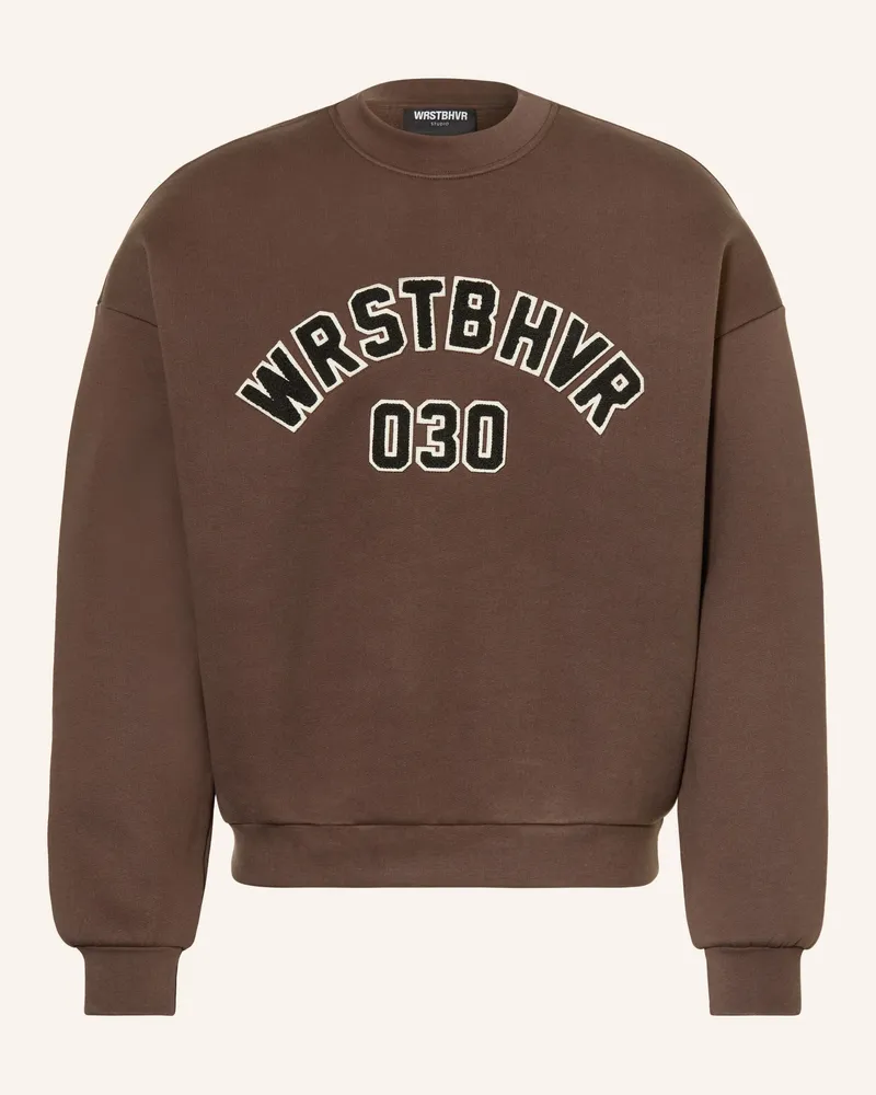 WRSTBHVR Sweatshirt Matteo braun Braun