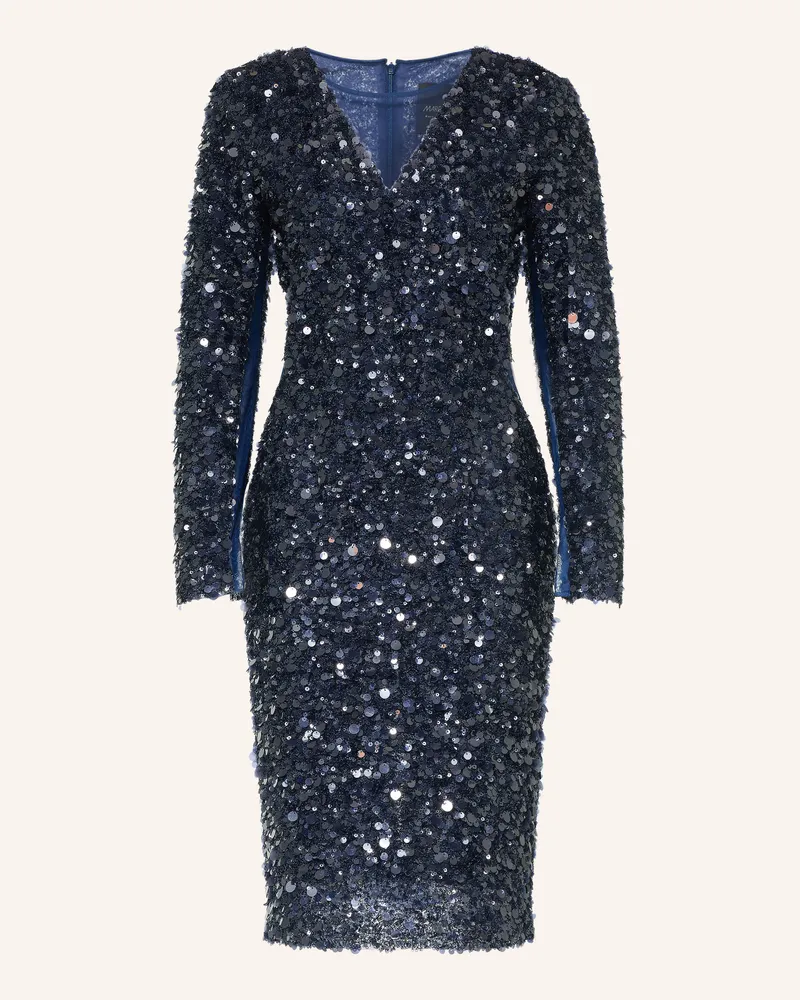 Marc Cain Cocktailkleid Mit Pailletten blau 393