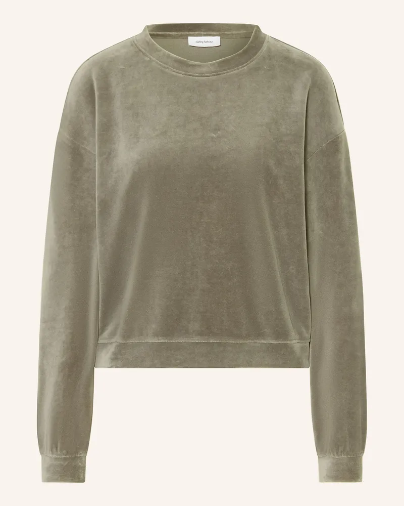 Darling Harbour Lounge-Sweatshirt Aus Nicki grau Dunkelgrau