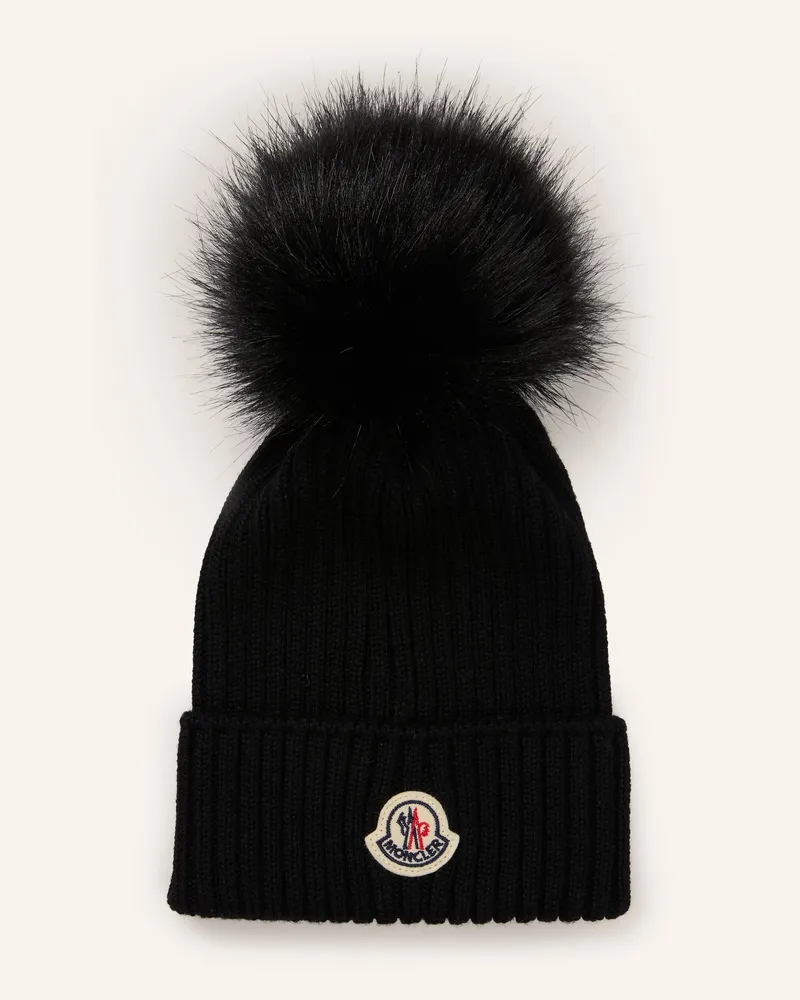 Moncler Mütze schwarz Schwarz
