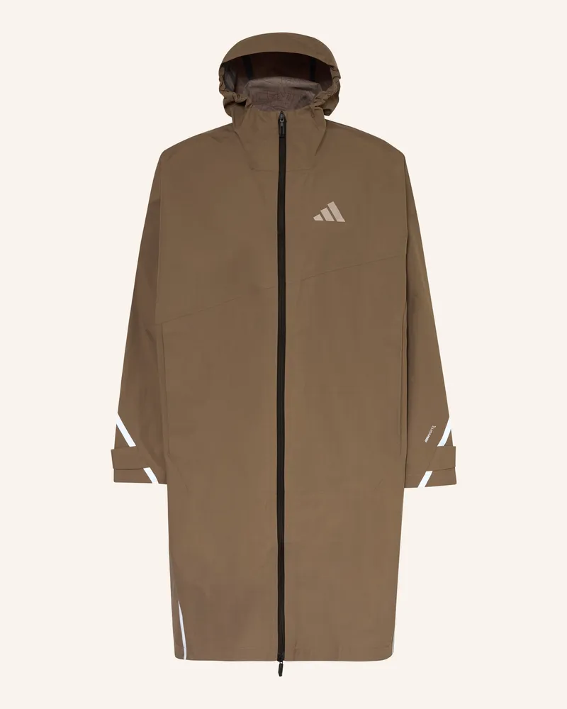 adidas Regenjacke XPLORIC Dunkelbraun