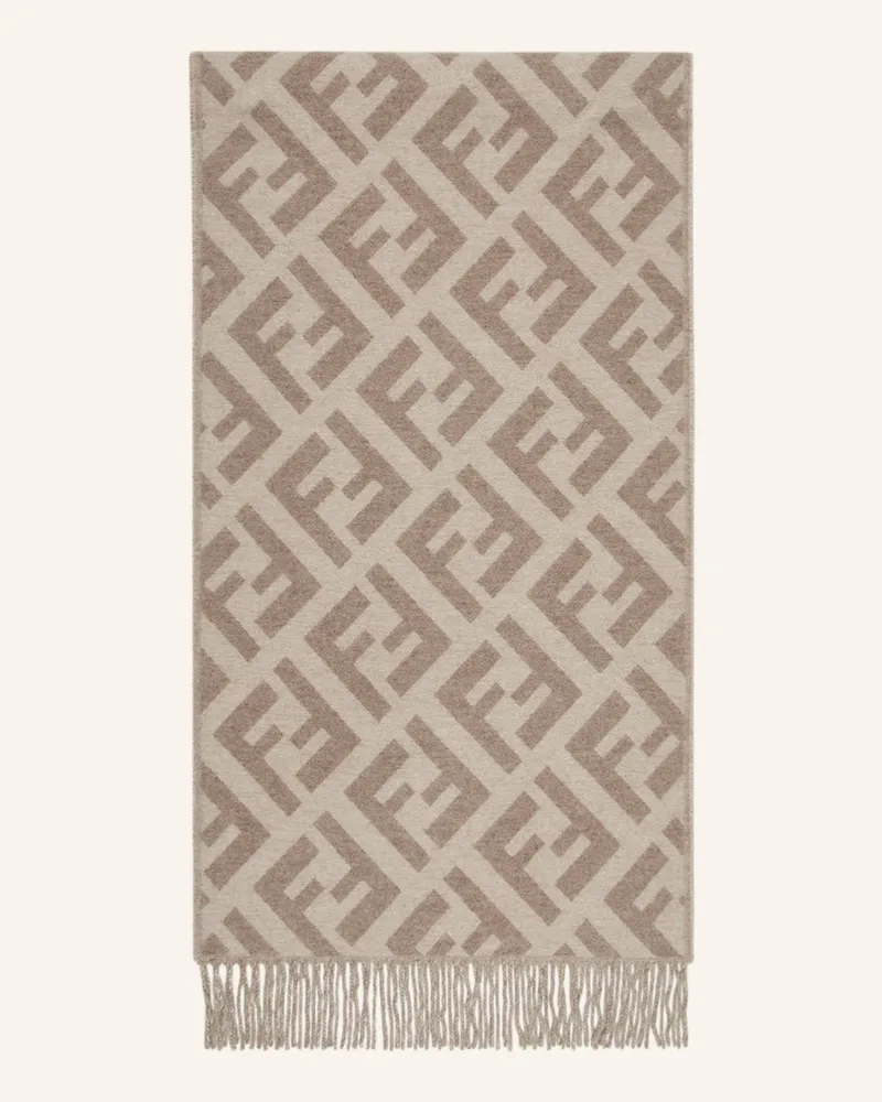 Fendi Cashmere-Schal beige Beige