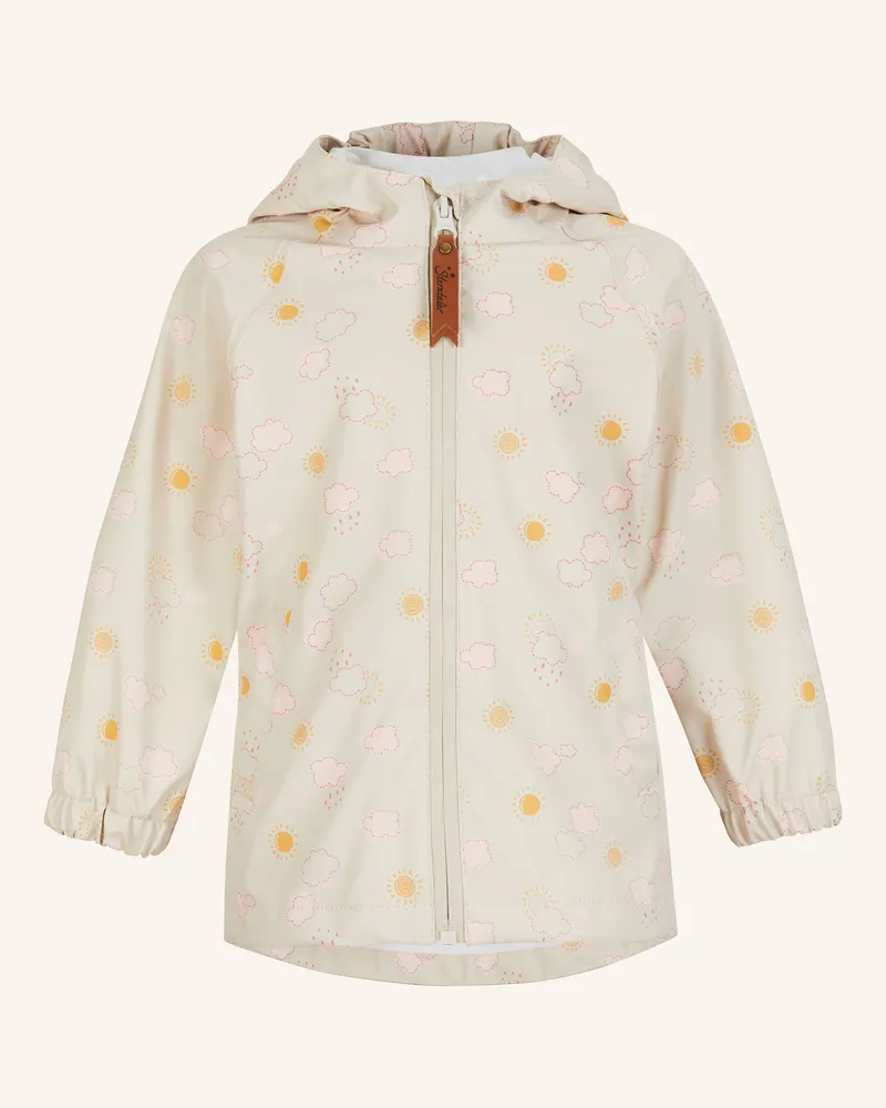 Sterntaler Regenjacke ungefüttert Wolken Beige