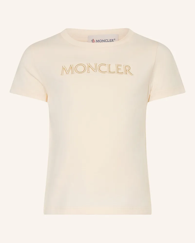 Moncler T-Shirt weiss Ecru