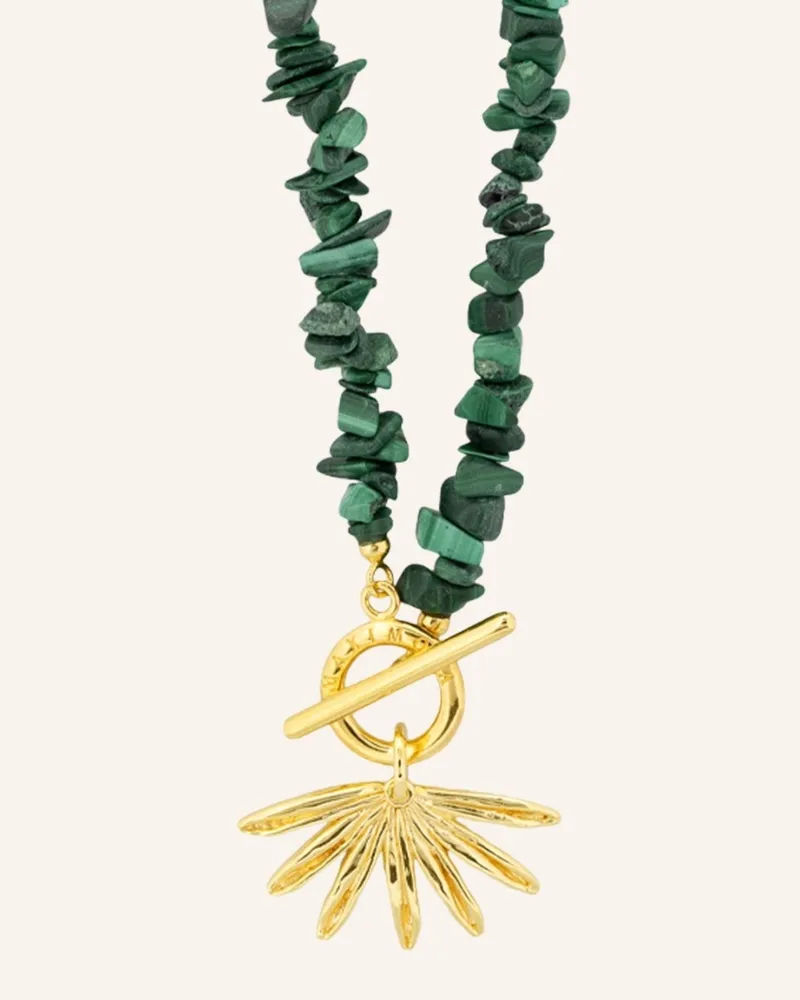 Maximova Jewelry Halskette Green Sun Siren gold Gold