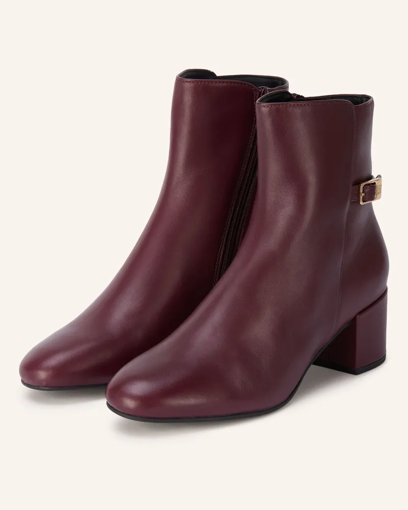 Högl Stiefeletten rot Dunkelrot