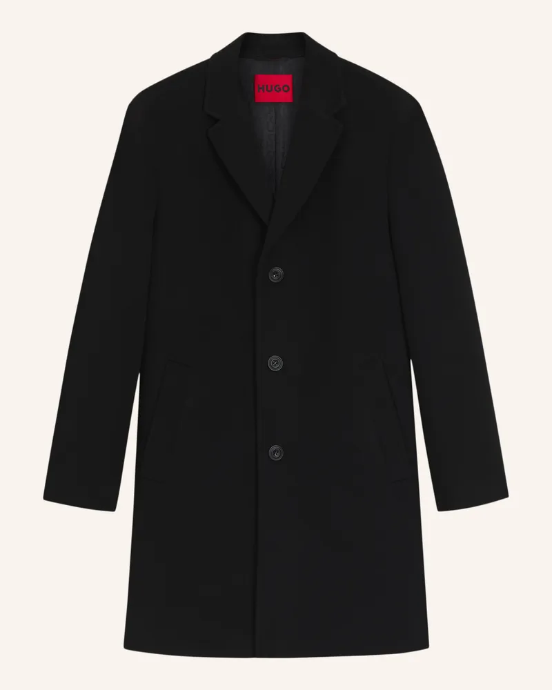 HUGO BOSS Casual Mantel MALTE2531_IN Regular Fit Schwarz