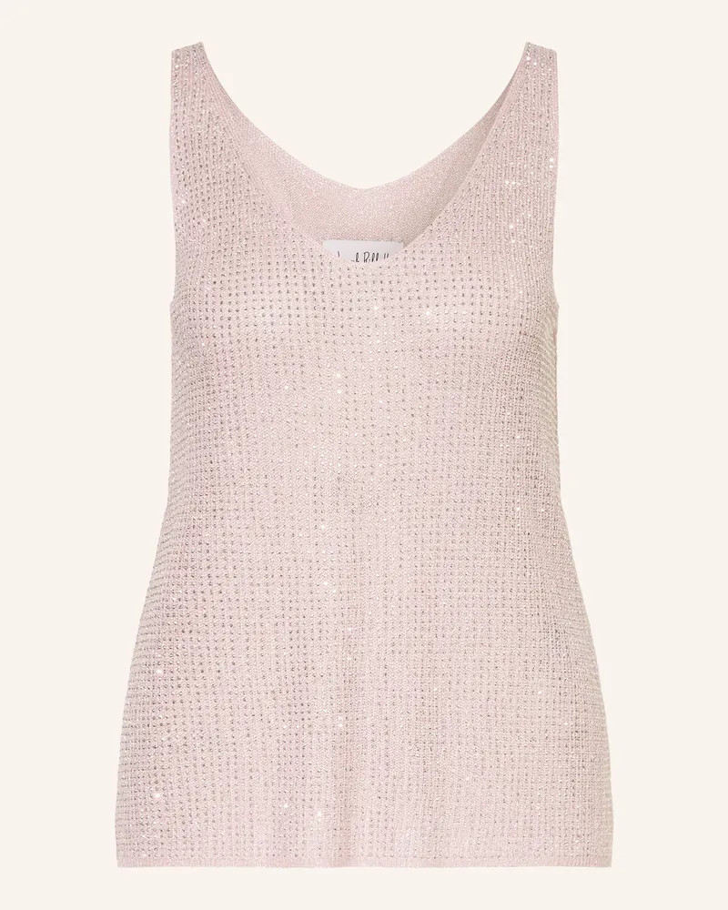 Joseph Ribkoff Stricktop Mit Schmucksteinen rosa Hellrosa