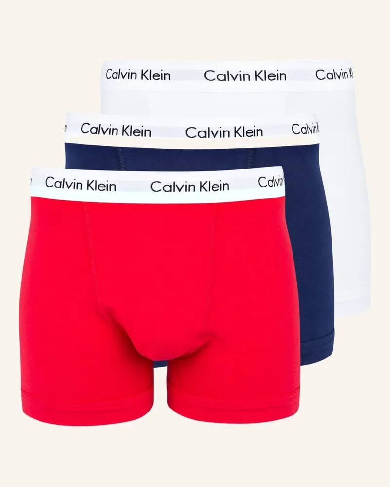 Calvin Klein 3er-Pack Boxershorts COTTON STRETCH Blau