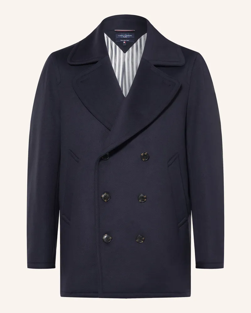 Tommy Hilfiger Wollmantel blau Dunkelblau