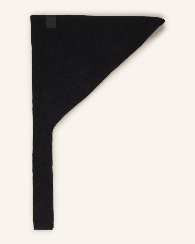 Jacquemus Schal mit Alpaka Schwarz