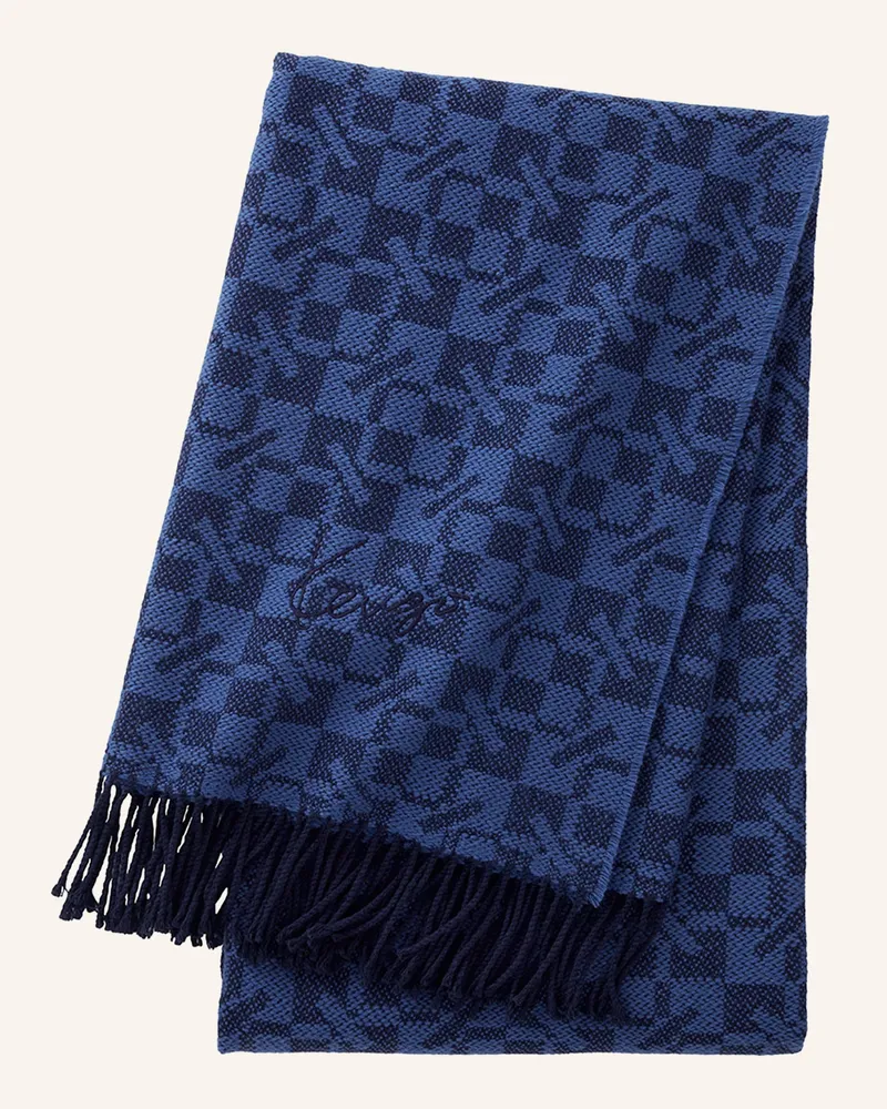 Kenzo Plaid Kmonogra blau Dunkelblau