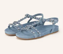 Sandalen LOVE mit Schmucksteinen