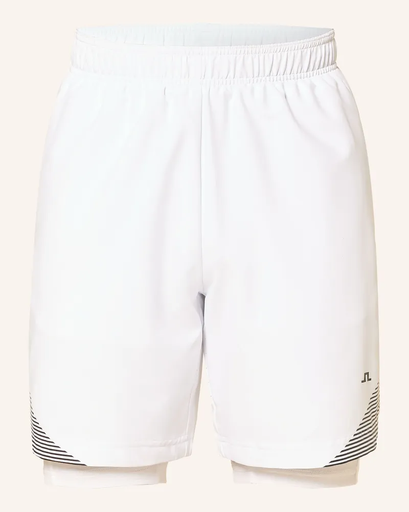 J.Lindeberg 2-In-1-Tennisshorts weiss Weiss