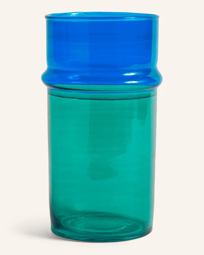 Hay Vase MOROCCAN L Blau