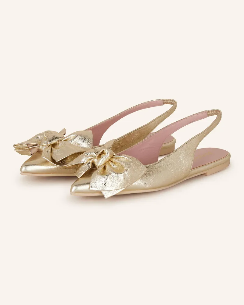 Pretty Ballerinas Slingballerinas CHANDRA Gold
