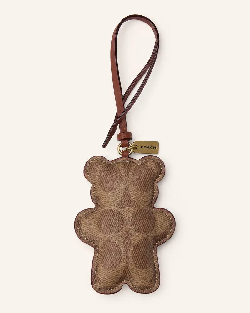 Coach Taschenanhänger Bear Puffy beige Camel