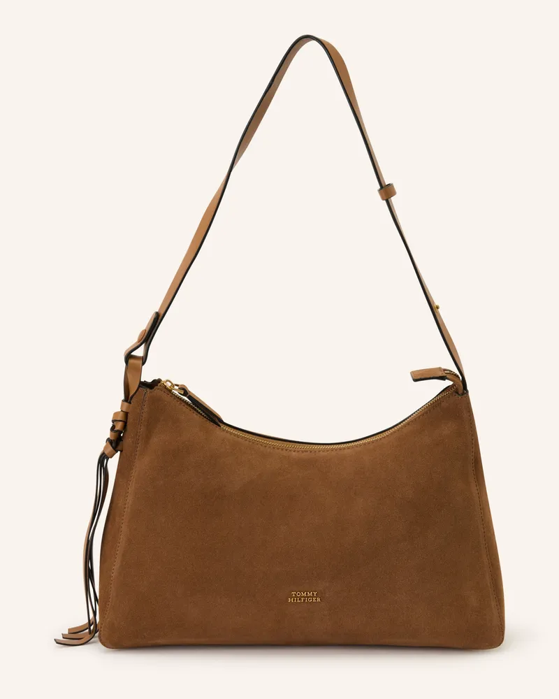 Tommy Hilfiger Beuteltasche braun Cognac