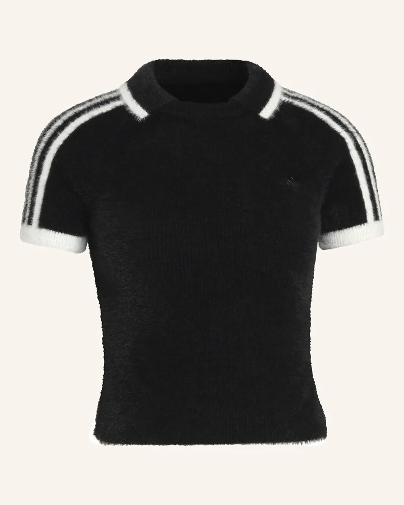 adidas KNITTED CALI T-SHIRT Schwarz
