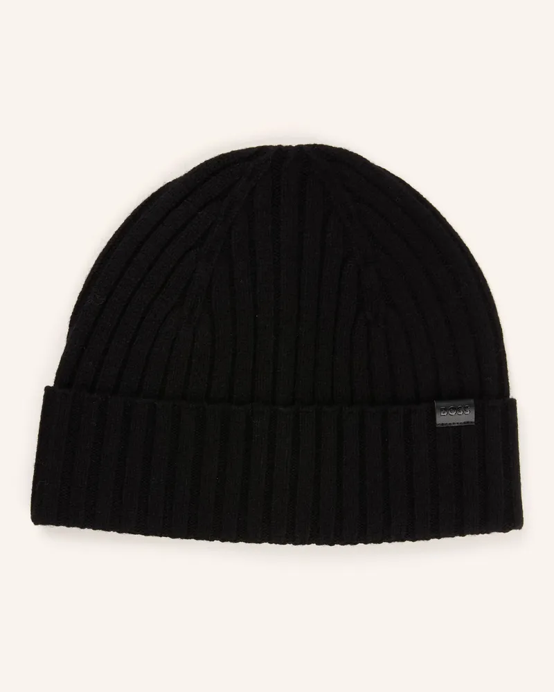 HUGO BOSS Mütze Fino schwarz Schwarz