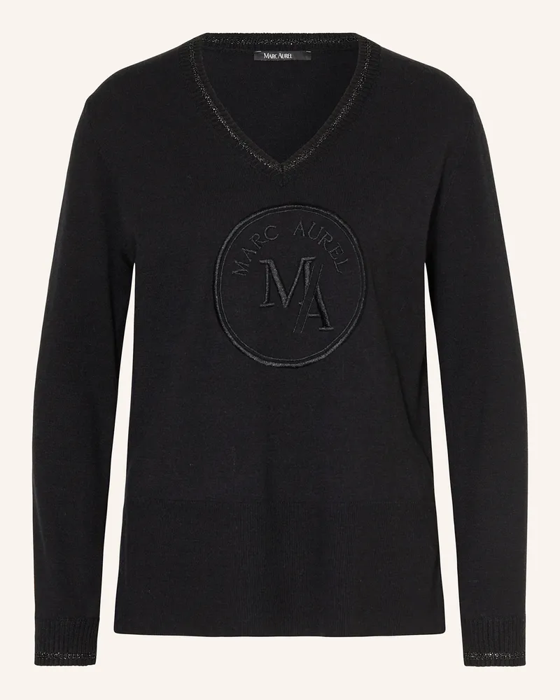 MARC AUREL Pullover Schwarz