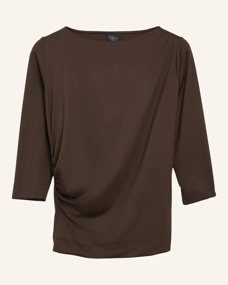 S.Oliver Shirtmit 3/4-Arm braun Braun