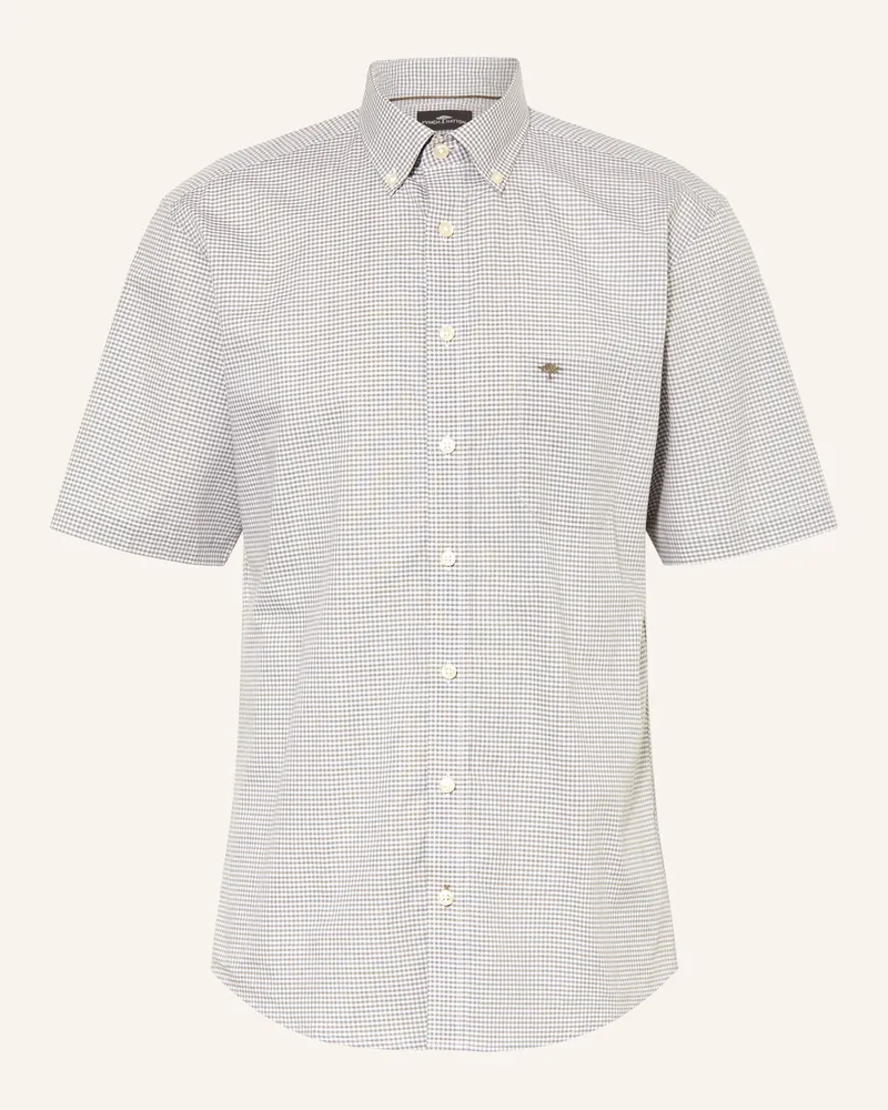 Fynch-Hatton Kurzarm-Hemd Regular Fit Grün