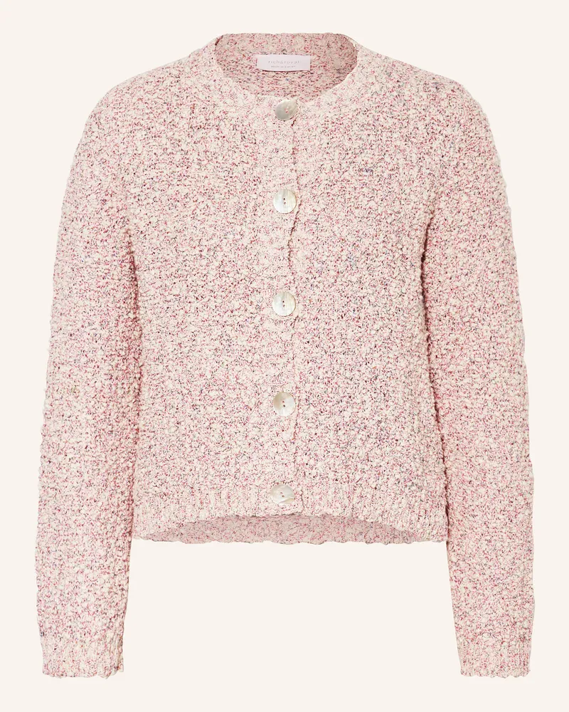 Rich&Royal Strickjacke mit Pailletten Rosa