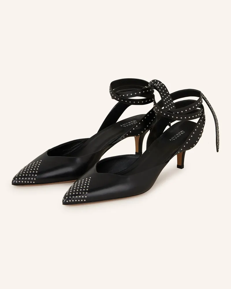 Isabel Marant Slingpumps PILVEE mit Nieten Schwarz