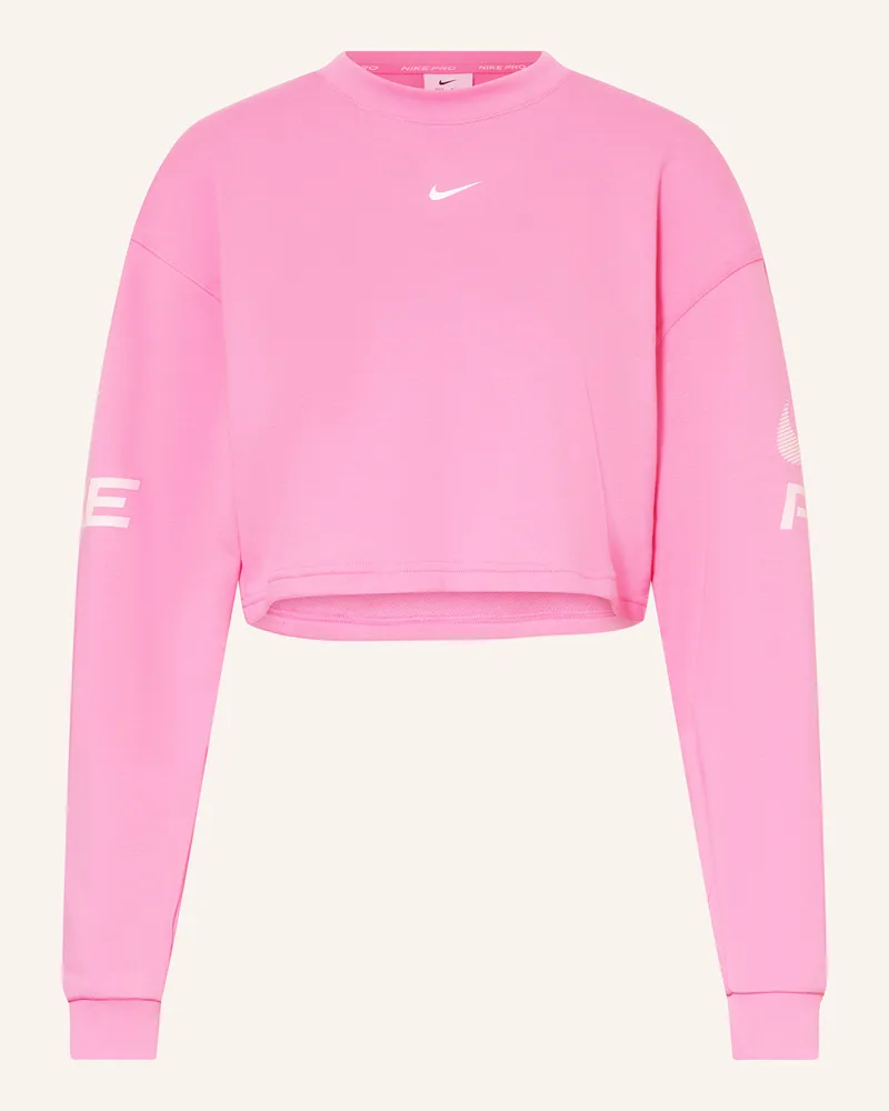 Nike Cropped-Sweatshirt PRO DRI-FIT Rosa