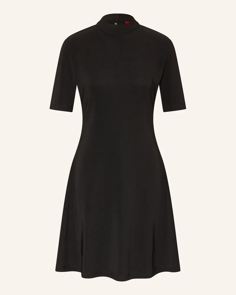 HUGO BOSS Jerseykleid NEDESI Schwarz