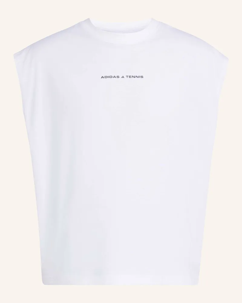 adidas Tennis Culture T-Shirt, Grafik weiss Weiss
