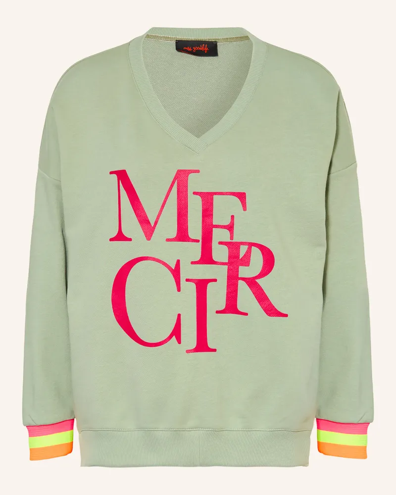 Miss Goodlife Sweatshirt gruen Hellgrün