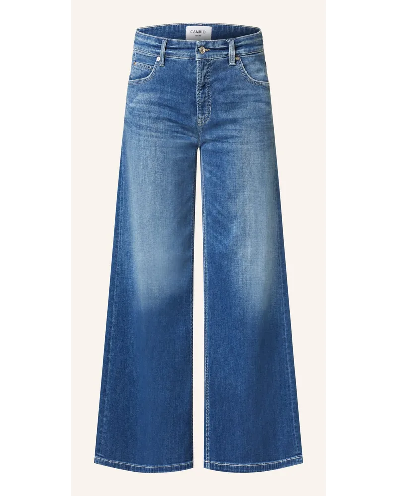 Cambio Flared Jeans PALAZZO Blau