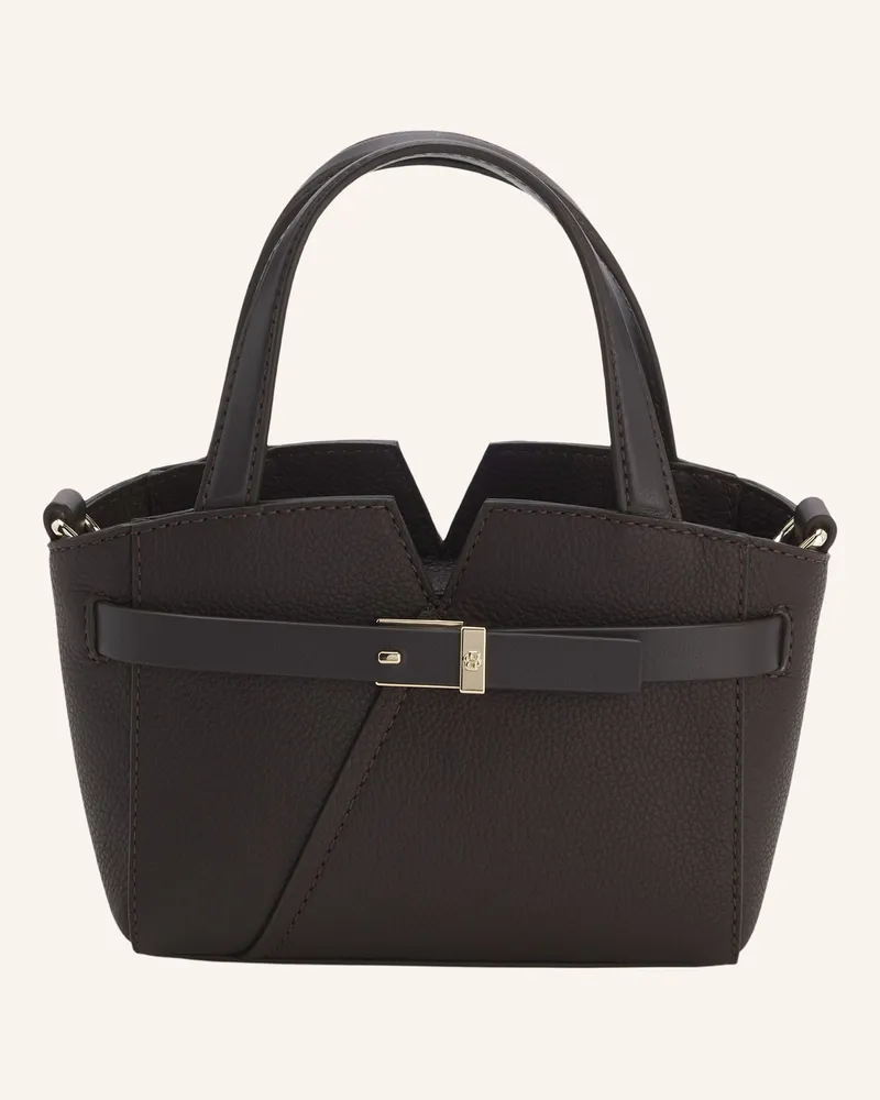 HUGO BOSS Tasche Boss Revers Minitote braun Dunkelbraun