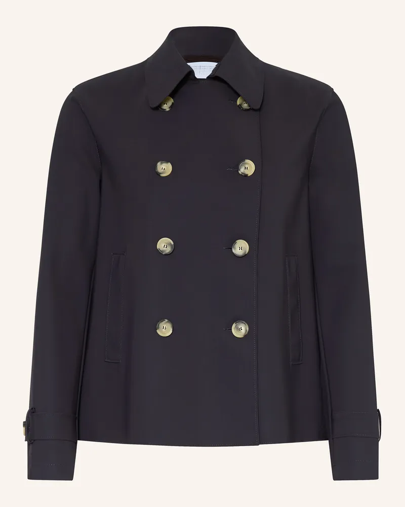 Harris Wharf London Trench-Jacke Dunkelblau