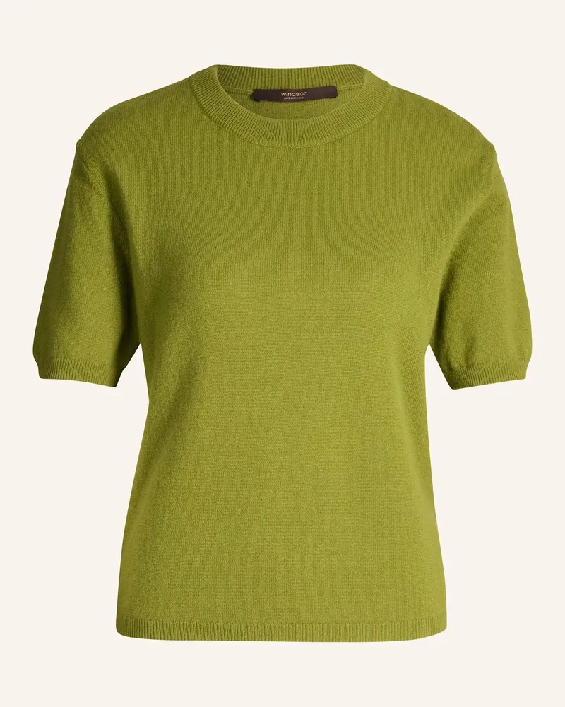 windsor. Strickpullover gruen Grün