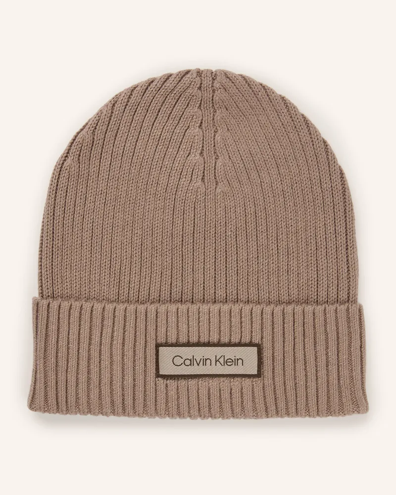 Calvin Klein Mütze beige Camel