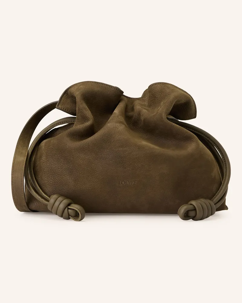 Loewe Clutch FLAMENCO MEDIUM Dunkelbraun