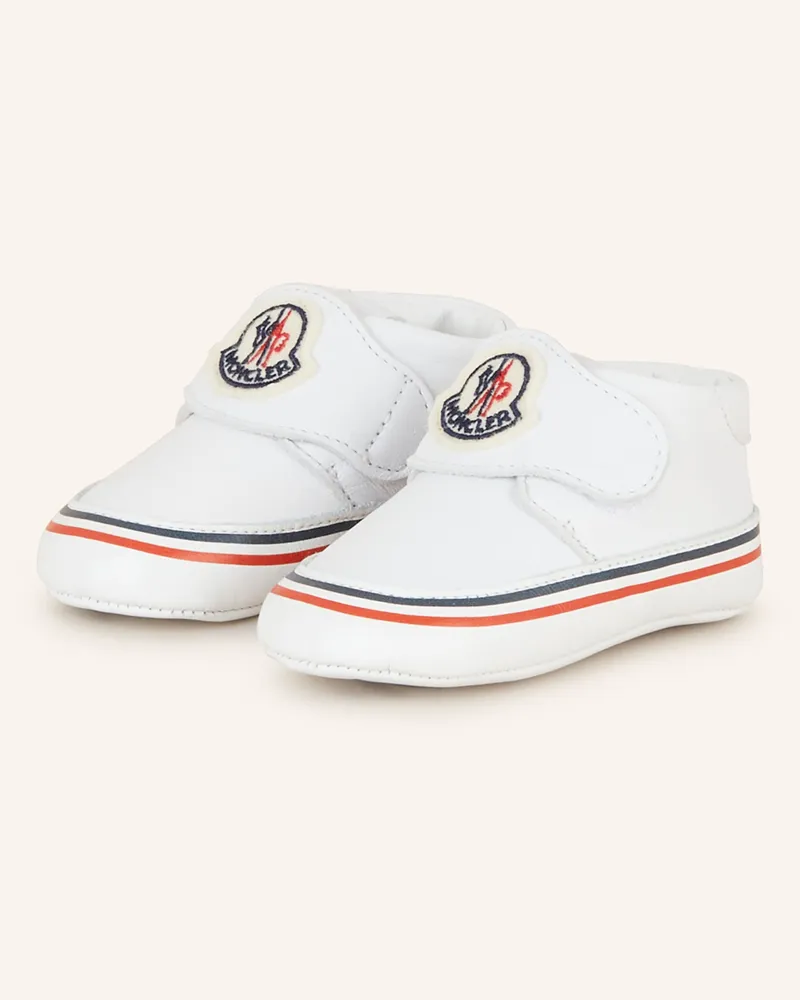 Moncler Krabbelschuhe weiss Weiss