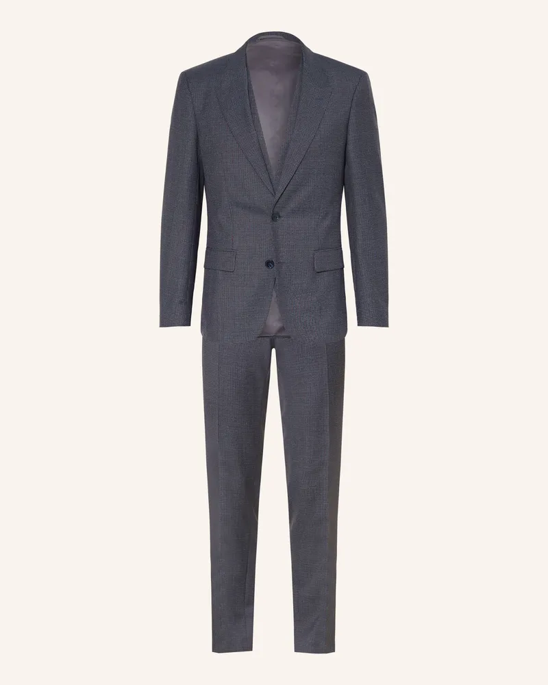 HUGO BOSS Anzug Henry Getlin Extra Slim Fit blau Blau