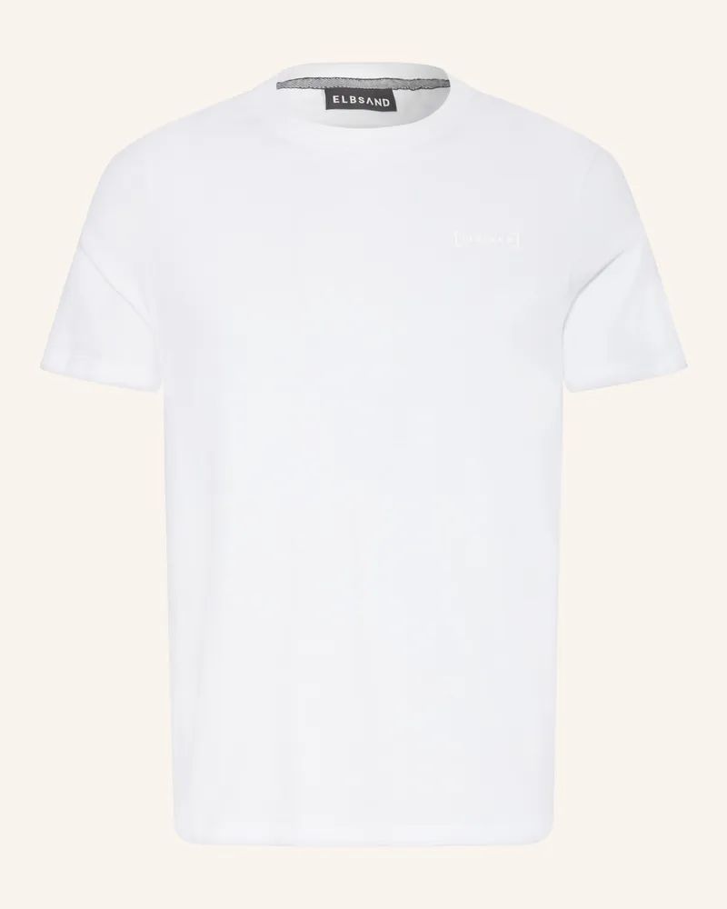 ELBSAND T-Shirt Edo weiss Weiss