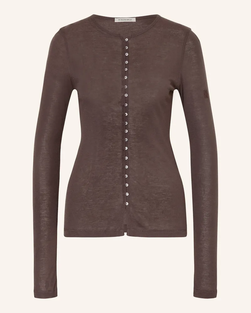 By Malene Birger Jerseyjacke JANES Dunkelbraun
