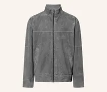 Lederjacke Austin grau