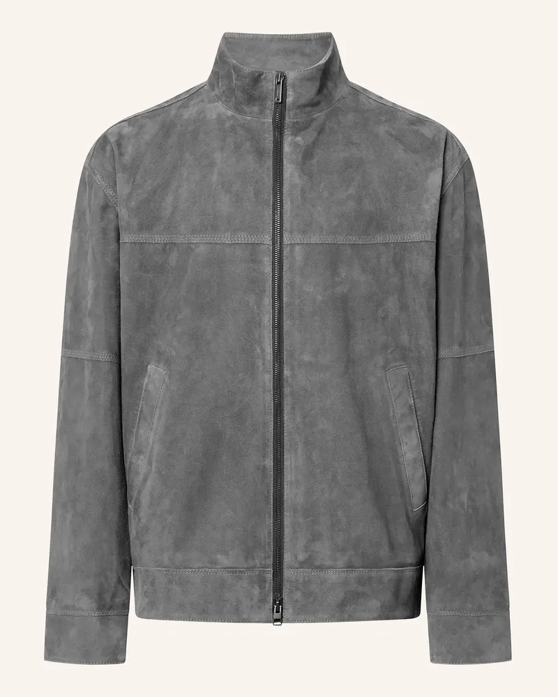 Strellson Lederjacke Austin grau Grau