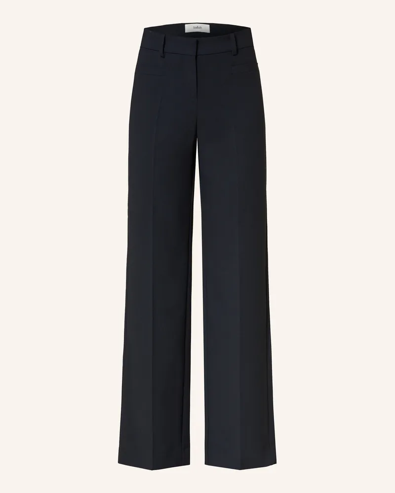 ba&sh Marlenehose Nistachio blau Dunkelblau
