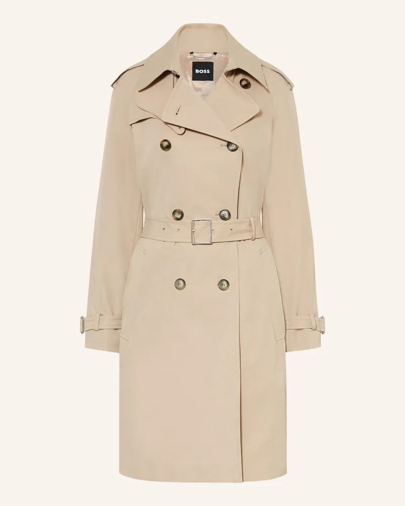 HUGO BOSS Trenchcoat Caomy beige Beige