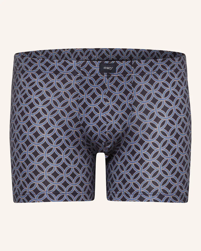 Mey Boxershorts Serie Regular Circular blau Dunkelblau